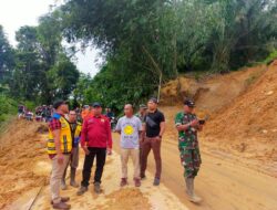 Bertindak Cepat, PLT PUPR Provinsi Tinjau Lokasi Longsor di Kaur
