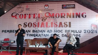 Coffee Morning & Sosialisasi Badan Ad Hoc, Resmi di Buka KPU Provinsi