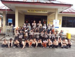 Polsek Pondok Suguh, Polres Mukomuko Polda Bengkulu  Mendapatkan Kunjungan Dari TK Darul Amal