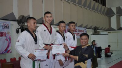 Atlet Taekwondo Bengkulu borong Medali Di Popda Magelang