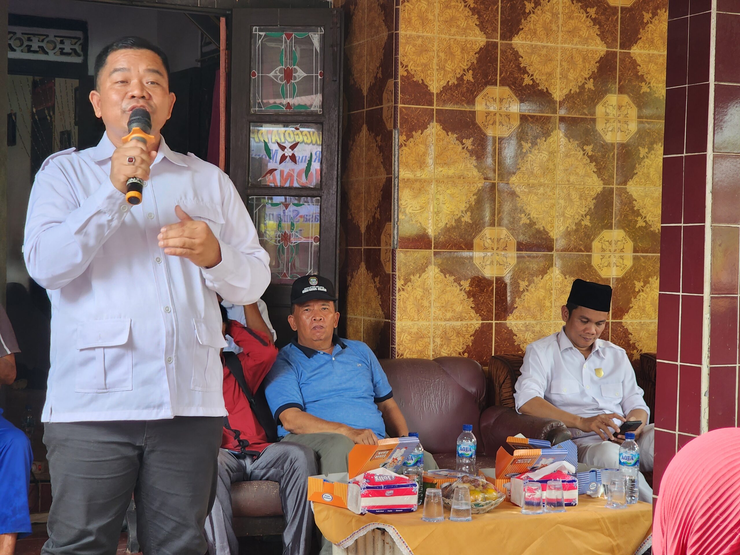 Anggota Komisi II Nur Ali Saat Memberi Sambutan Pada Reses Jonaidi,SP.MM