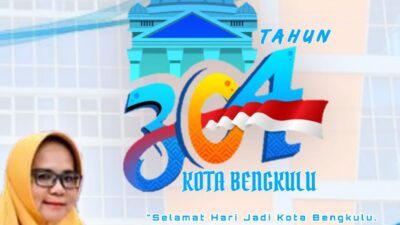 Direktur RSHD Kota Bengkulu Dr. Lista Carlyviera, MM Mengucapkan Selamat. Hari Jadi Kota Bengkulu Yang Ke-304