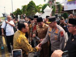 Kapolda Bengkulu Bersama Forkopimda Sambut Kedatangan Ketua Mahkamah Agung