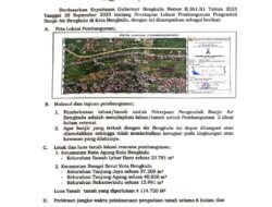 Pemprov Resmi Tetapkan Lokasi Pembangunan Pengendali Banjir Air Bengkulu