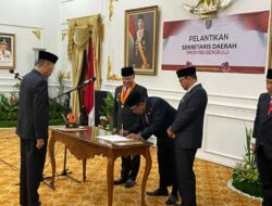 Rektor UINFAS Jadi Saksi Pelantikan Isnan Fajri Jabat Sebagai Sekda Provinsi Bengkulu