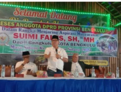 Reses Anggota DPRD Prov Bengkulu Suimi Fales, Masyarakat Ngelu Masalah Banjir,Sampah dan Infrastruktur Jalan