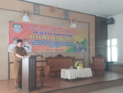 Kadis DPK Provinsi Bengkulu Hadiri Undangan Simposium Tentang Huruf Ulu di Kab. Seluma