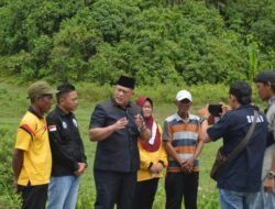 Anggota DPRD Provinsi Bengkulu H.Herwin Suberhani.SH.MH Jaring Aspirasi Masyarakat, di  Desa Tebing Rambutan 