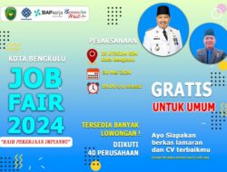 30 Mei Mendatang,Pemkot Bengkulu Gelar Job fair Tersedia Ratusan Lowongan Kerja 